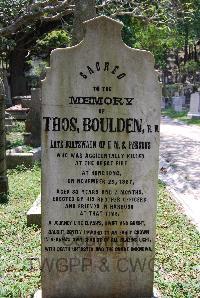 Hong Kong Cemetery - Boulden, Thomas