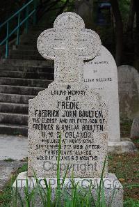 Hong Kong Cemetery - Boulton, Frederick John