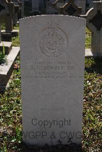 Hong Kong Cemetery - Bowden, Arthur George