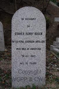 Hong Kong Cemetery - Brock, Henry