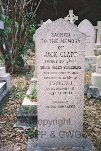 Hong Kong Cemetery - Clapp, J