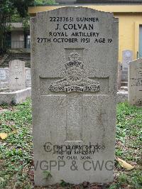 Hong Kong Cemetery - Colvan, James