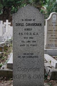 Hong Kong Cemetery - Cunningham, Daniel