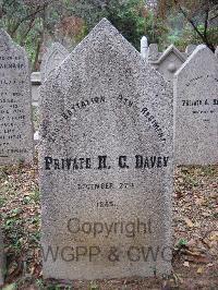 Hong Kong Cemetery - Davey, H C