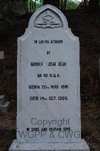 Hong Kong Cemetery - Dean, John