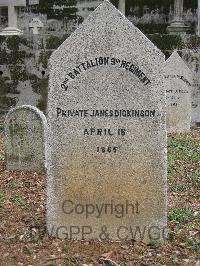 Hong Kong Cemetery - Dickinson, James