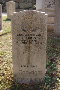 Hong Kong Cemetery - Giles, Ernest