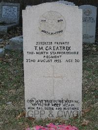 Hong Kong Cemetery - Greatrix, Terrence Morris