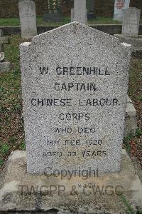 Hong Kong Cemetery - Greenhill, W