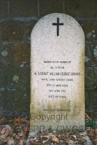 Hong Kong Cemetery - Grover, William George