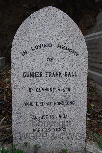 Hong Kong Cemetery - Hall, Frank