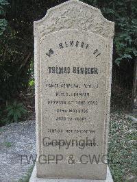 Hong Kong Cemetery - Hancock, Thomas