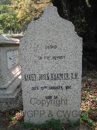 Hong Kong Cemetery - Hanmer, John