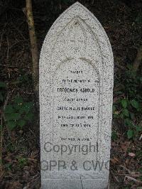 Hong Kong Cemetery - Harold, Frederick