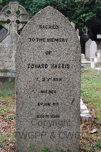 Hong Kong Cemetery - Harris, Edward