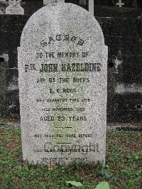 Hong Kong Cemetery - Hazeldine, John