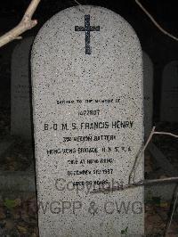 Hong Kong Cemetery - Henry, Francis