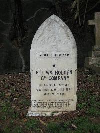 Hong Kong Cemetery - Holden, William