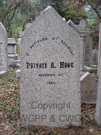 Hong Kong Cemetery - Howe, A