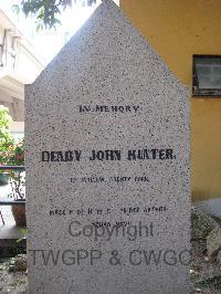 Hong Kong Cemetery - Hunter, Henry John