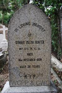 Hong Kong Cemetery - Hunter, Oscar