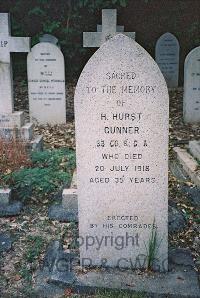 Hong Kong Cemetery - Hurst, Herbert