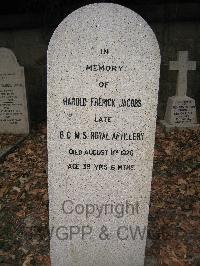 Hong Kong Cemetery - Jacobs, Harold Frederick