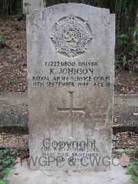 Hong Kong Cemetery - Johnson, Kennetth