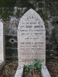 Hong Kong Cemetery - Johnston, Robert James