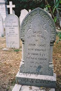 Hong Kong Cemetery - Light, John