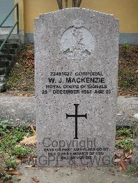 Hong Kong Cemetery - MacKenzire, William John