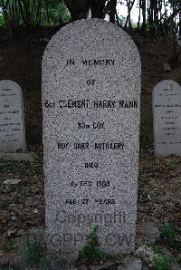 Hong Kong Cemetery - Mann, Clement Harry