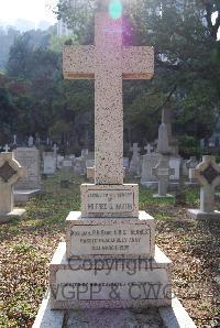 Hong Kong Cemetery - Martin, Wilfred W Gordan Girand