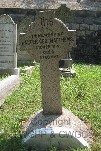 Hong Kong Cemetery - Matthews, Walter George