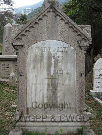 Hong Kong Cemetery - Namick, Mary Ann