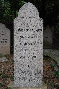 Hong Kong Cemetery - Palmer, Thomas