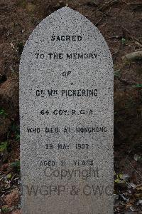 Hong Kong Cemetery - Pickering, William