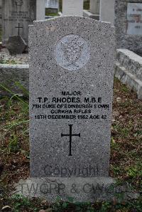 Hong Kong Cemetery - Rhodes, Thomas Patrick