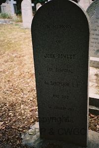 Hong Kong Cemetery - Rowley, John Thomas