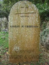 Hong Kong Cemetery - Rutherford, George