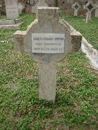 Hong Kong Cemetery - Simpson, Charles Edward