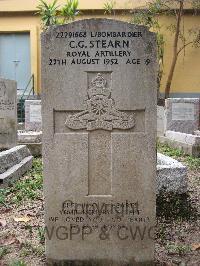 Hong Kong Cemetery - Stearn, Charles George