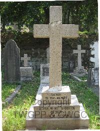 Hong Kong Cemetery - Tarburton, George Henry