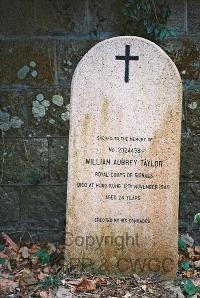 Hong Kong Cemetery - Taylor, William Aubrey