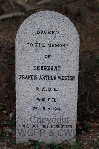 Hong Kong Cemetery - Weston, Francis Arthur