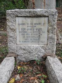 Hong Kong Cemetery - White, James