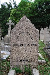 Hong Kong Cemetery - William, J A