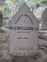 Hong Kong Cemetery - Williams, W A