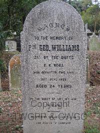 Hong Kong Cemetery - Williams, George