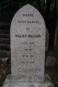 Hong Kong Cemetery - Williams, William